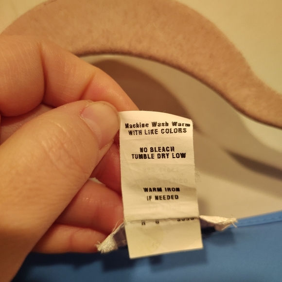 Shadowline Women's Blue Embroidered Nylon Button Front Robe Sz 1X Loungewear - Picture 3 of 6